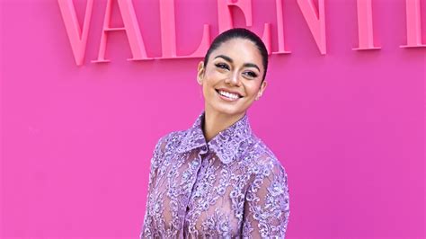 Vanessa Hudgens Wore A See Through Dress With Hot Pants At Paris Fashion Week—see Photos Glamour
