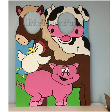 Farm Wooden Photo Booth Prop Fall Harvest Photo Op Barnyard Party