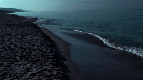 Sea Shore Waves At Night Time 4k Hd Nature 4k Wallpap