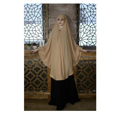 Transformer Beige Khimar Modern Burqa Nude Burka Muslim Etsy