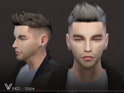 Wings Tz0204 Hair For Males By Wingssims At Tsr Sims 4 Updates