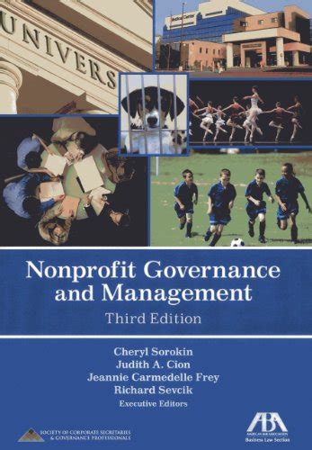 9781616329754 Nonprofit Governance And Management Cion Judith Frey