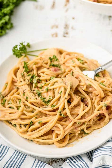 She has an ma in food research from stanford university. Easy Chicken Spaghetti - on the Stovetop or CrockPot ...