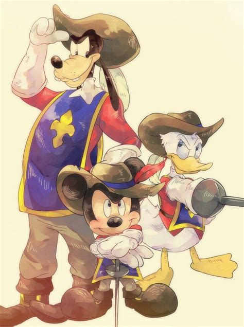 Mickey Donald And Goofy The Three Musketeers Walt Disney Pixar