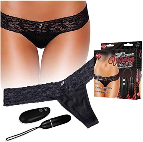 Hustler Wireless Remote Control Vibrating Panties Medium Large Black Amazon Ca Clothing