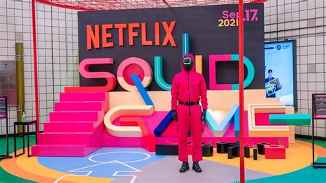 Netflix Banks On Its Squid Game Ip With A Pop Up Installation In Seoul