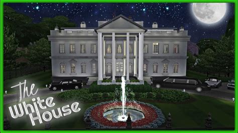 The White House In The Sims 4 No Cc The Sims 4 Speed Build Stop