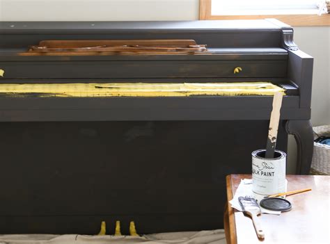 How To Paint The Piano In 4 Easy Steps With Chalk Paint