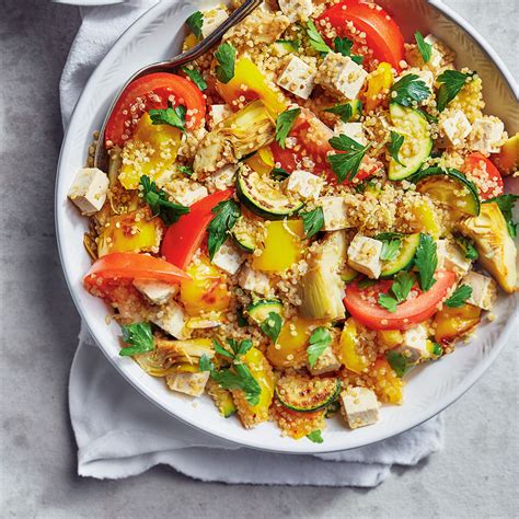 Quinoa With Grilled Vegetables And Tofu Recipes List