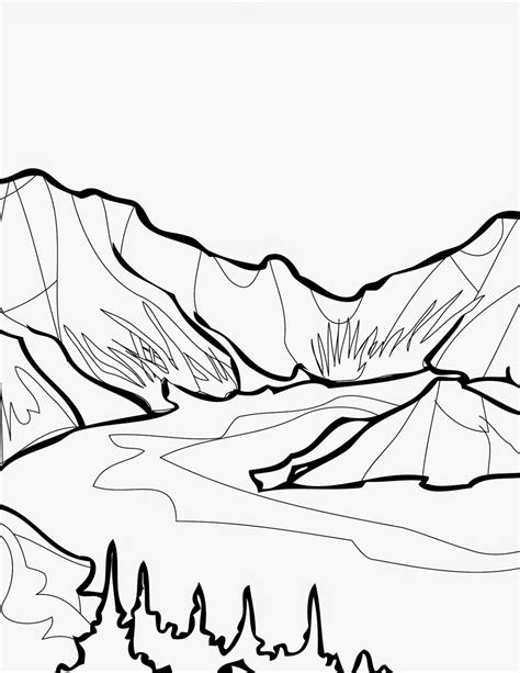 Lake Coloring Page Coloring Pictures