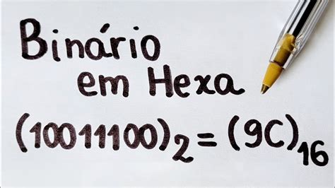 Conversão Binário Para Hexadecimal