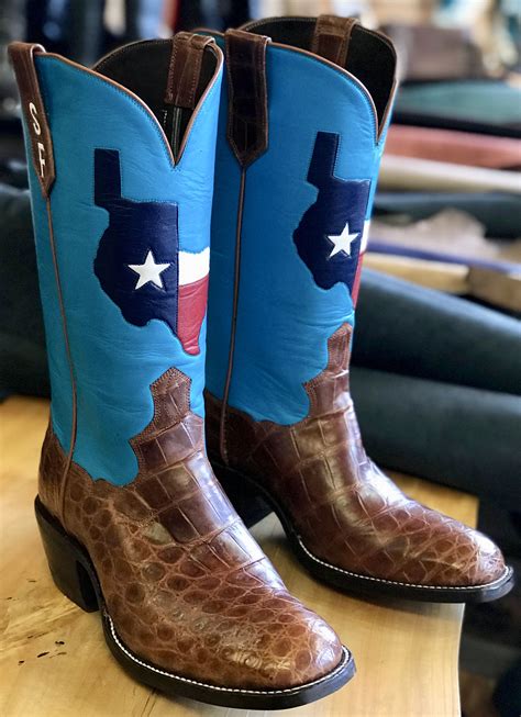 Handcrafted Texas Gator Boots Custom Cowboy Boots Custom Boots Cowboy