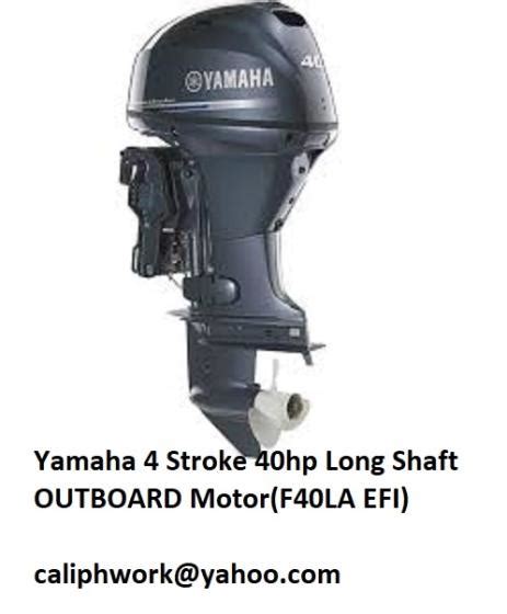 Yamaha 4 Stroke 40hp Long Shaft Outboard Motorf40la Efiid10749893