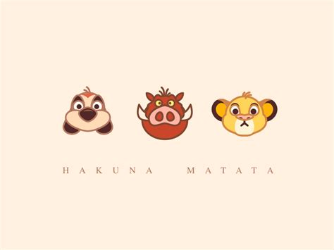 Hakuna Matata in 2020 | Hakuna matata, Cute cartoon wallpapers, Hakuna