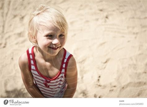 Portrait Of A Laughing Child Half Profile Half Length Dark Blond Hair