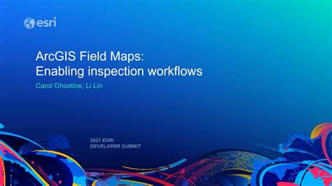 Arcgis Field Maps Enabling Inspection Workflows Youtube