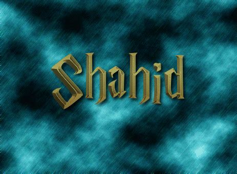 Add your names, share with friends. Shahid Logo | Free Name Design Tool from Flaming Text