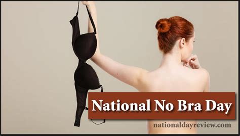 National No Bra Day Wishes Messages Greeting