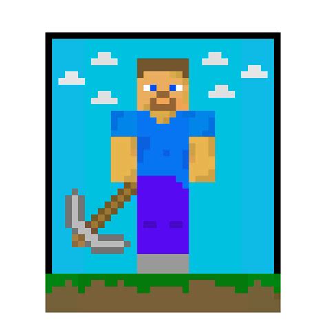Steve Minecraft Pixel Art Maker