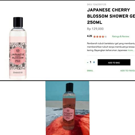 Japanese Cherry Blossom Shower Gel Ml Shopee Singapore