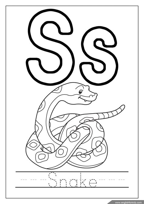 Letter S Coloring