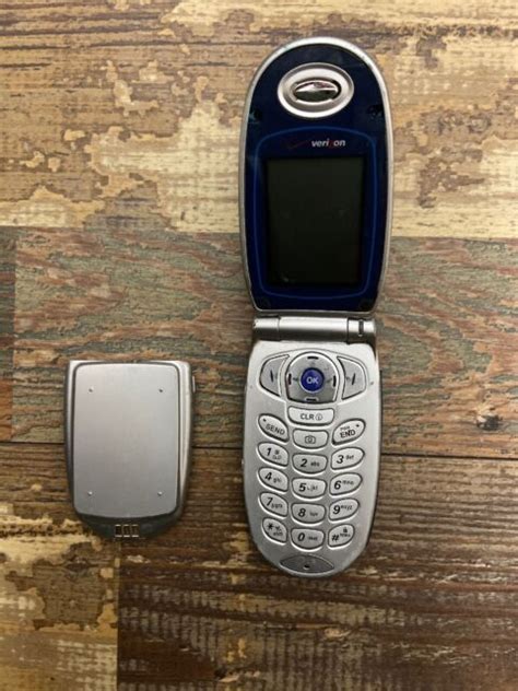 💚 Lg Vx6000 Silver Verizon Cellular Flip Cell Phone C0 Vintage Ebay