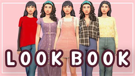 👗 Casual Clothes Lookbook The Sims 4 Create A Sim Cc Links Youtube