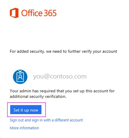 You can setup multi‐factor authentication to send you a text message when prompted for a code: Use Microsoft Authenticator with Office 365 - Office 365