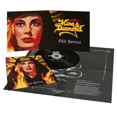 King Diamond Fatal Portrait Cd Hardcover Digipak Vinyl Replica