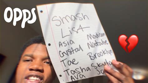 leaving out my smash list for my fiancée to find she goes crazy youtube