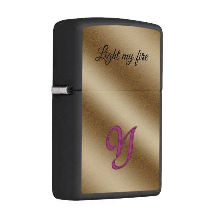 This is a nice excellent used condition gold rose slim zippo lighter needs fuel to fire otherwise in great working order. Gold Luxury Monogram Y Zippo Lighter | Zazzle.com | Zippo ...