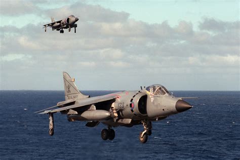Laminated Poster Royal Navy Bae Sea Harrier Frs1s From No 800 Naval