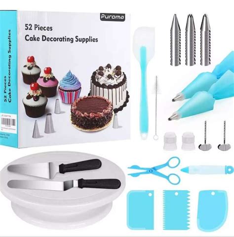 Buy Multi Function Cake Decorating Kit Cake Turntable Set Pastry Tube