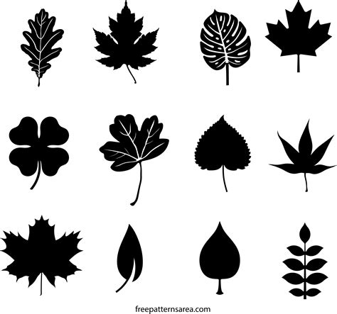 Clip Art Leaf Dxf Leaves Dxf Leaf Svg Leaf Shapes Silhouette Vector Svg