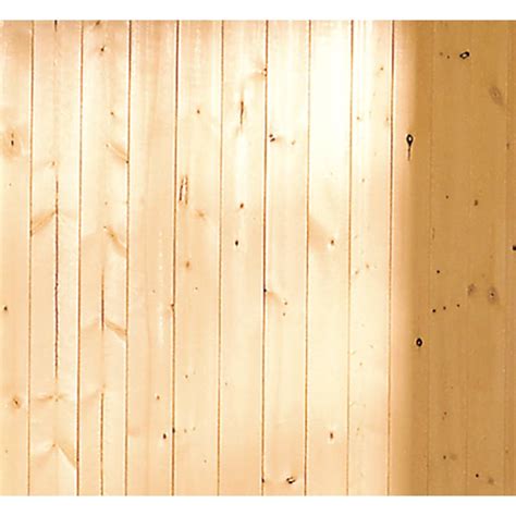 Shop Evertrue 35625 In X 8 Ft V Groove Gold Pine Wood Wall Panel At