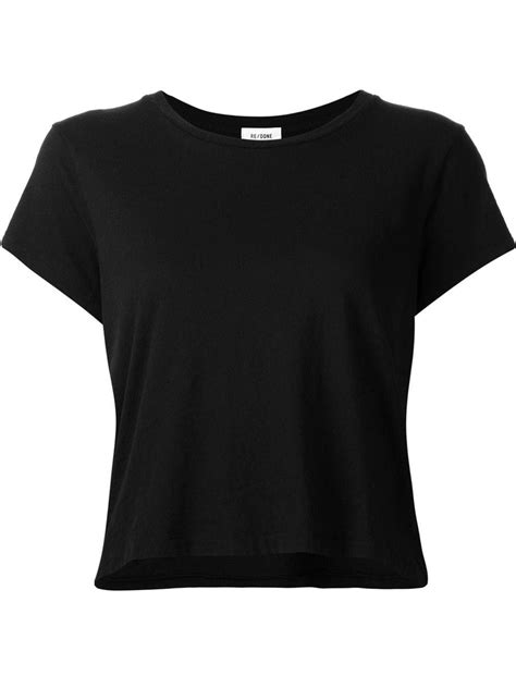 The Re Done X Hanes Boxy Crop Tee Was Inspired By The Booming Era Of