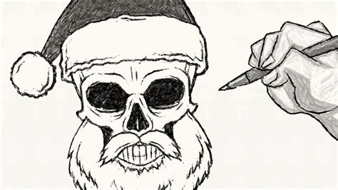How To Draw Bad Santa Claus Youtube