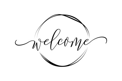 Welcome Vector Graphic By Handriwork · Creative Fabrica