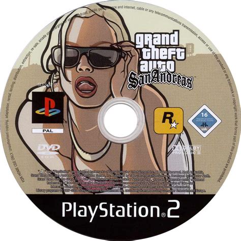 Grand Theft Auto San Andreas Cd Playstation 2 Covers Cover Century