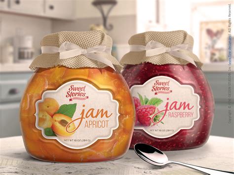 Sweet Stories Fruit Jam Labels And Packaging On Behance