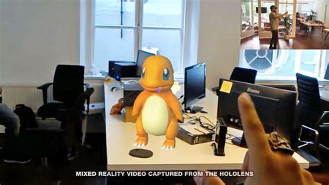 Pokémon Go Gets In Your Face With An Unofficial Hololens Demo Pokemon Go Pokemon Create A