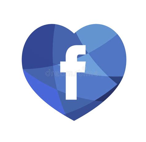 Facebook Icon Popular Social Media Logo Icon Facebook Element Vector