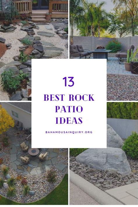 13 Best Rock Patio Ideas For Your Backyard Bahamousa