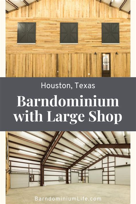 Our Featured Houston Texas Large Barndominium Stands On A Large Piece
