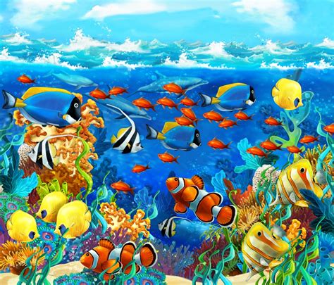 Tropical Fish Jigsaw Puzzle In Under The Sea Puzzles On