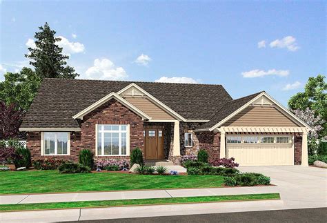 Comfortable Ranch Home Plan 39198st Architectural