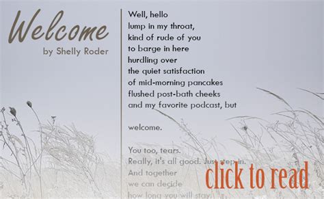 Welcome Poems For Church