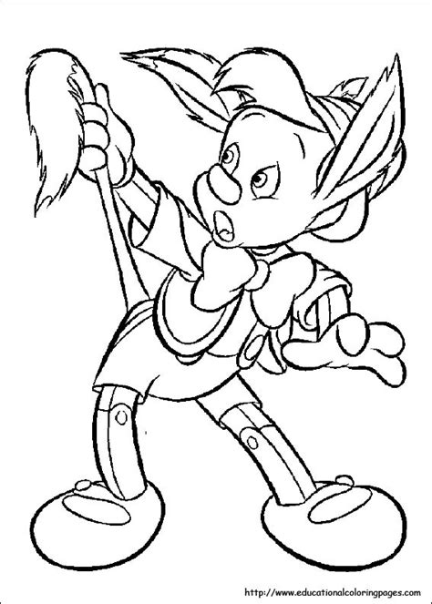 pinocchio coloring pages educational fun kids coloring pages  preschool skills worksheets