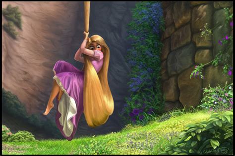 Rapunzel Leaving Her Tower First Time Ever From Movie Tangled Rapunzel