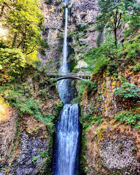 Multnomah Falls Portland Oregon Oc Rhiking